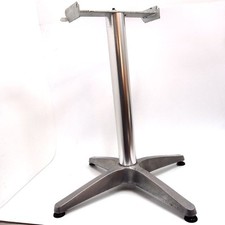 Tischbein Aluminium silber Tischfuß 70 cm Möbelbein alter Ständer Aluguss Halter