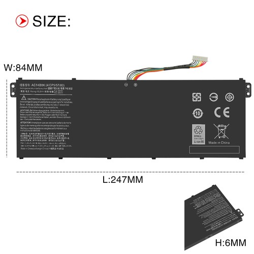 3200mah ac14b8k akku für acer - 3200mah,