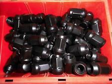 16 x Radmutter Schwarz M12x1,5 Kegelbund SW19 Manta Ascona Record GT Kadett D6S 