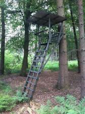 Ansitzleiter groß mit Dach 329 Hochsitz Baumstand Jagd Kanzel Drückjagd Holz
