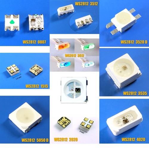 Ws2812b smd led rgb 0807 - led, 1515
