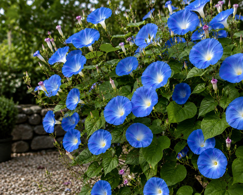 Ipomoea tricolor heavenly - ipomoea,