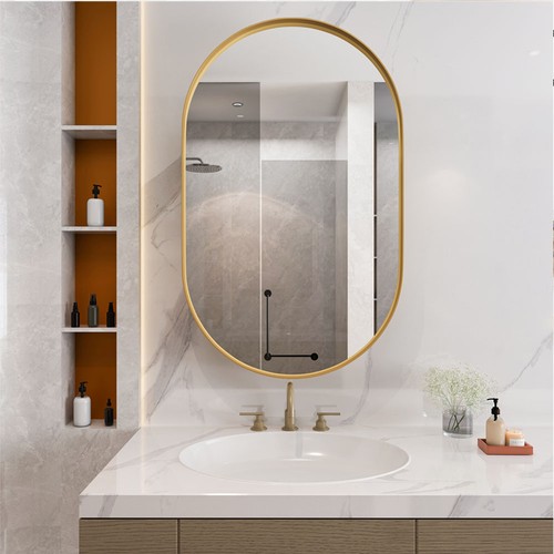 Oval spiegelschrank - oval,