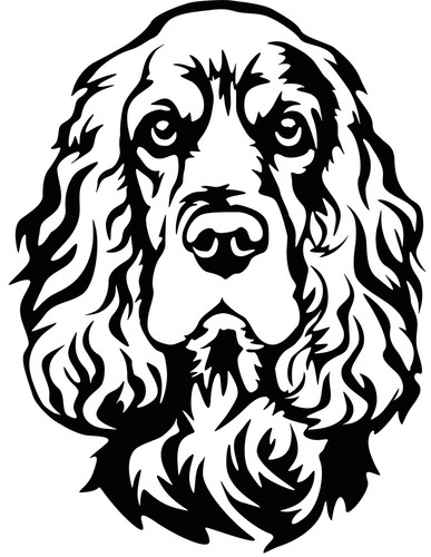 Cocker spaniel aufkleber - cocker,