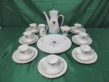 Rosenthal Porzellan Form 2000 Schattenrose Schwarze Rose Kaffeeservice Geschirr