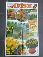 90er alte Werbung Prospekt OBI 1999 Baumarkt Gartenparadies, Biber - Düsseldorf2