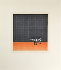 Dieter Asmus, Flusspferd, Radierung, handsigniert, num., 1967 / 1972