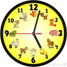 #336 Wanduhr -> 12 Tiere <-