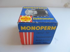 Marx Monoperm Elektromotor, 4,5 V, J leer: ca. 250mA, J max: ca. 2,2A Neu in OVP