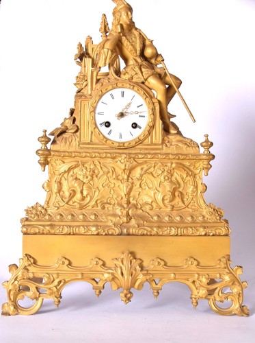 Empire uhr bronze - uhr,