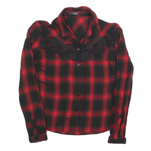 Guess damen rot schwarz - guess,