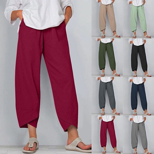 Damen sommer weites bein hosen - damen,