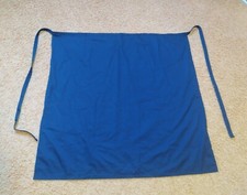 Kochschürze/Vorbinder/ blau/97x97cm