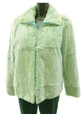 Pelzjacke grün M  ESCADA SPORT Kaninchen Pelz Jacke mint Luxus