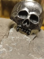 Herren Ring gr 69 Totenkopf in
