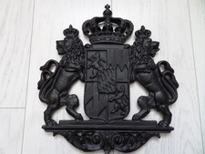 Gusseisen Wappen BAYERN ERHARD