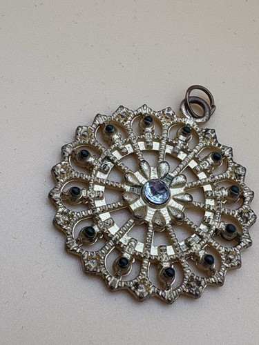 Vintage schmuck anhänger rund - vintage,