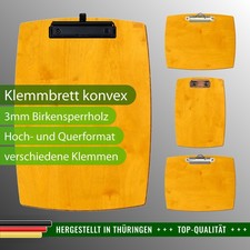 Bütic Holz Klemmbrett konvex