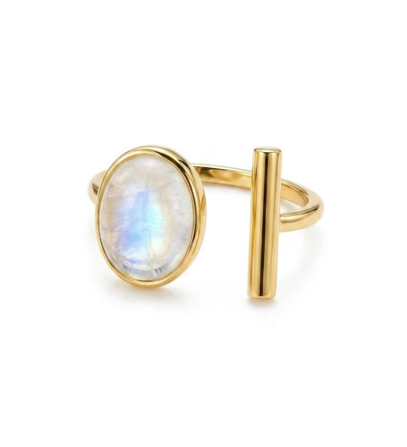 Gold regenbogen mondstein - gold,