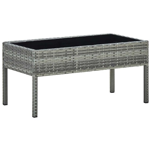 Gartentisch grau 75x40x37 - gartentisch, cm
