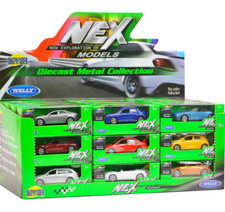 Metall Autos All World Modell Druckguss Spielzeug 1:60 Maßstab Welly Neu im Karton