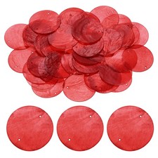 50Stk 50mm Runde Capiz