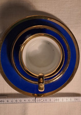 Fürstenberg Kaffegedeck blau-gold