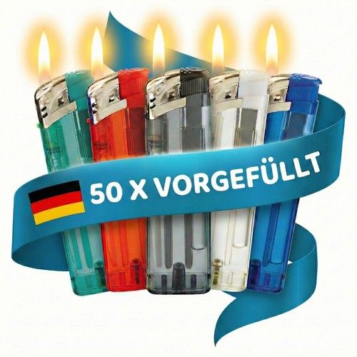 Feuerzeuge elektronik 50er set - feuerzeuge,
