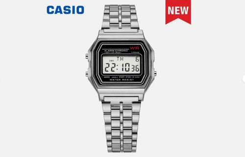 91w men digital silver - digital,