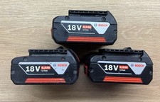 3 X Bosch Professional Akkus 18V Li-ion 6,0 Ah