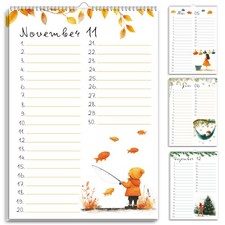 Geburtstagskalender Geburtstagsplaner A5 immerwährend Jahresunabhängig Aquarell