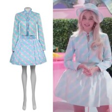 Barbie Blaues Kariertes Kleid