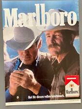Marlboro Man Cowboy 80s retro 1981 Vintage Ad Werbung Reklame