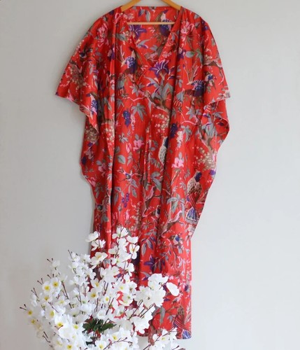 Indisch rot kimono kaftan - indisch,