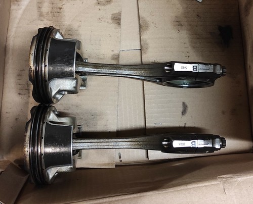 Piston with crankshaft rod for - with,