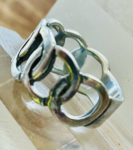 Massiver vintage ketten ring - vintage, |