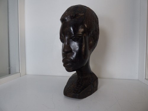 Afrikanische holzfigur büste - holzfigur,