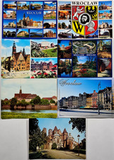 Postkarten lot wrocław - postkarten, x