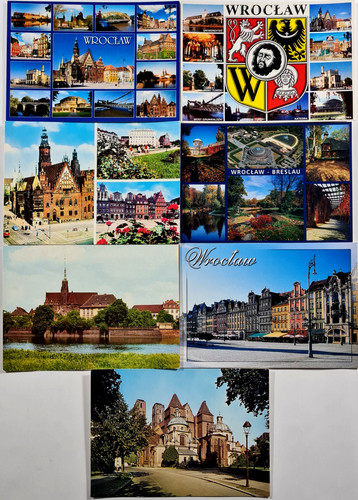 Postkarten lot wrocław - 7, x