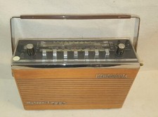 Holzoptik  Transistorradio altes Kofferradio Loewe Opta Autoport  TS 57   selten