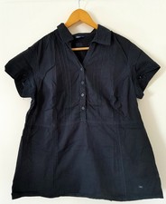 Cecil Bluse Tunika L blau dunkelblau