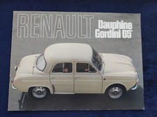 Renault Dauphine Gordini Prospekt 1965