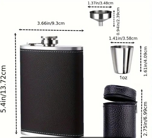 Stilvolle taschenflasche - stilvolle,