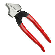 Falzzange mit PVC gebogen breit Schuhmacher Zwickzange made in Germany