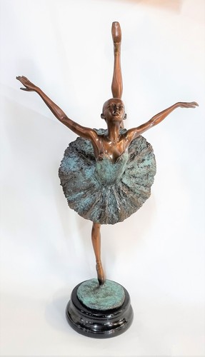 Bronzefigur ballerina - bronzefigur,