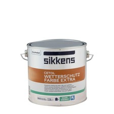 Sikkens Cetol Wetterschutzfarbe extra 2,5L weiss,  seidenmatt