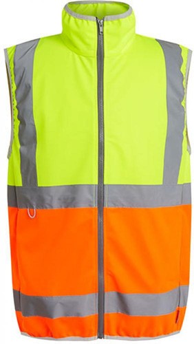 Pro vis full zip gilet - pro, hi-vis