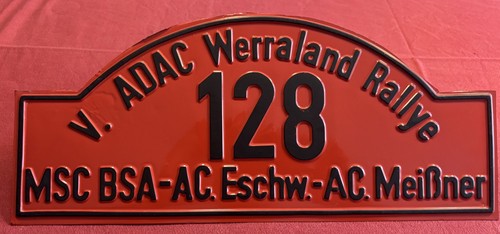 Blechschild adac werraland - blechschild,