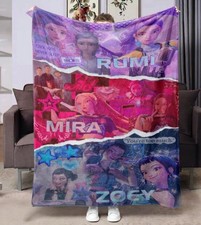 KPop Hunters Decke Tagesdecke Kuscheldecke Kinderbettwäsche für Bett