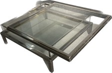 Vitrine Glas Couchtisch 70er